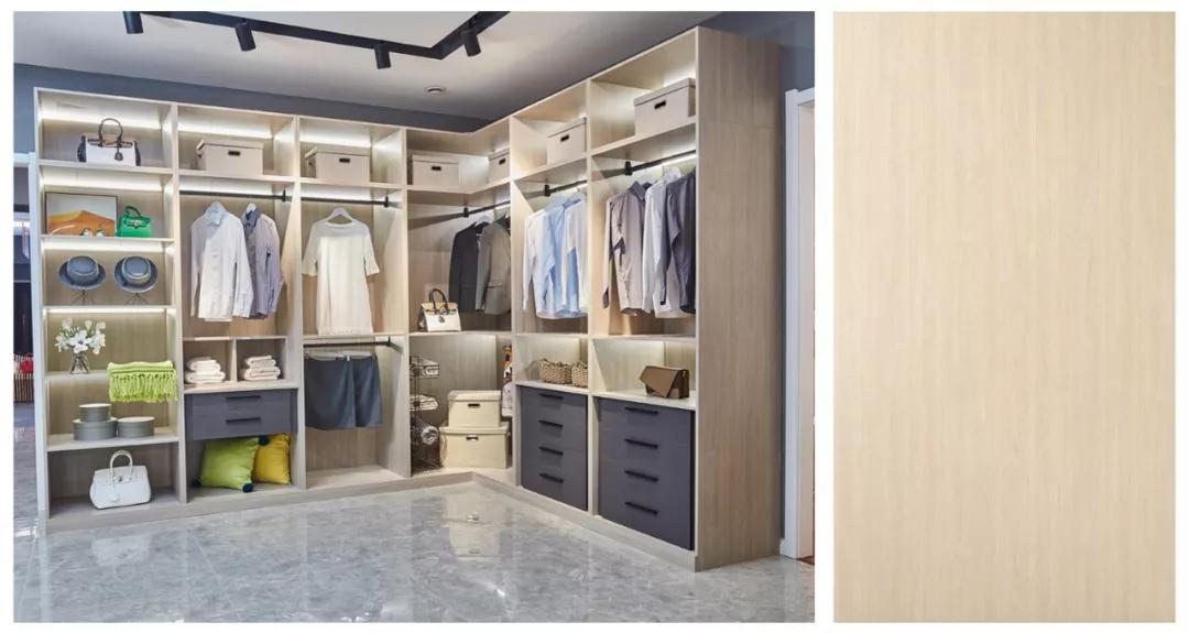 豪门国际纯璞系列生态板花色清风胡桃