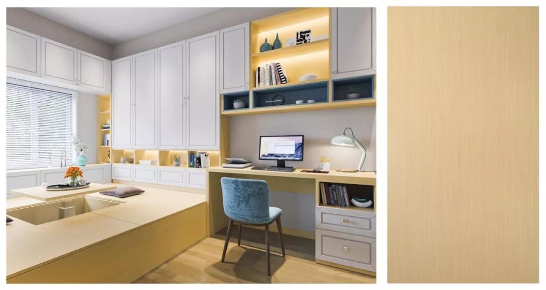 豪门国际板材生态板花色末影秋香