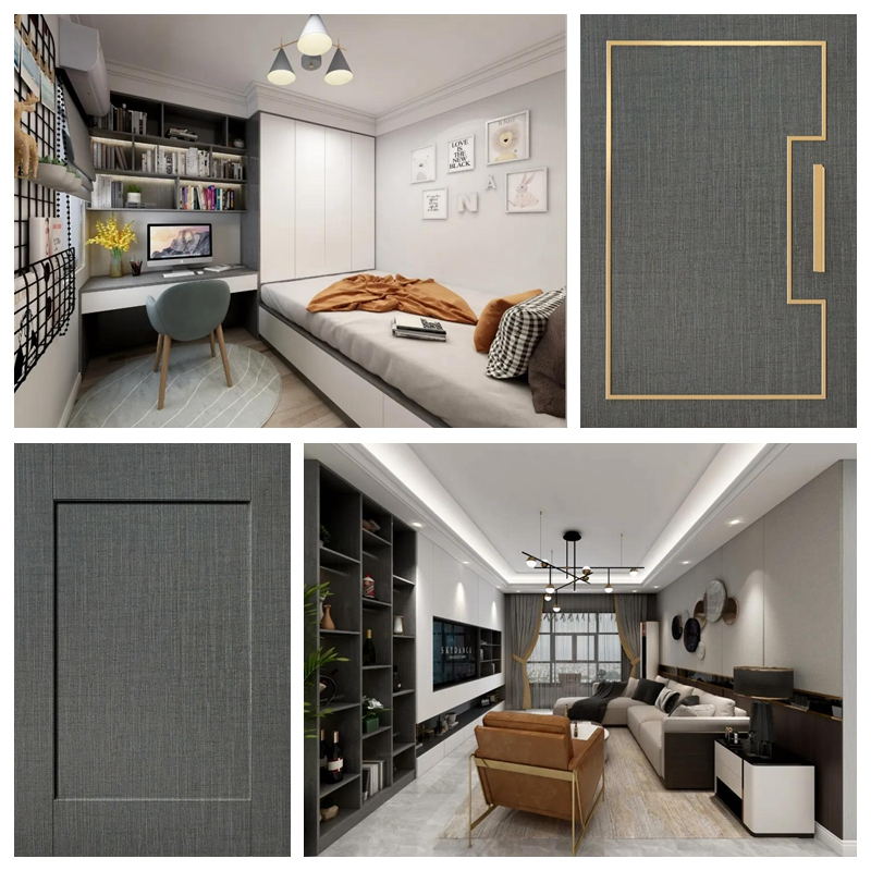 豪门国际生态板板材布纹花色 木语丝韵