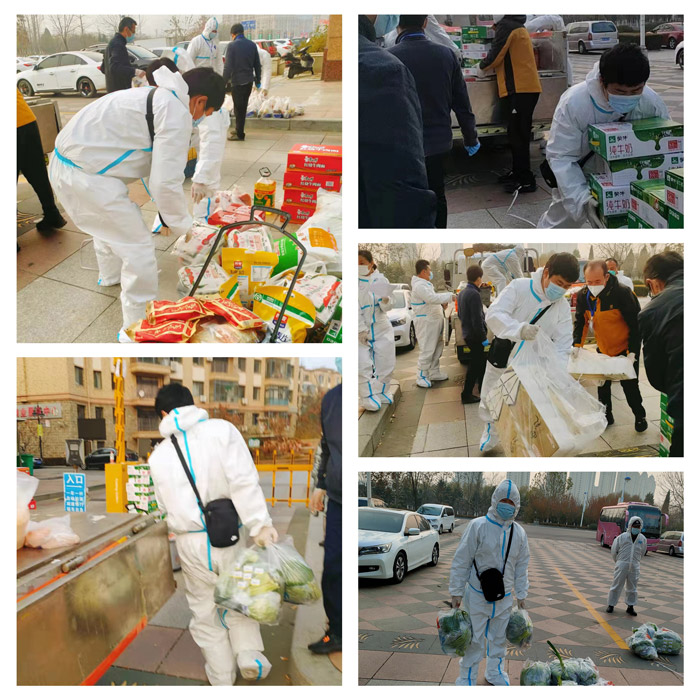 豪门国际抗疫自愿者风范